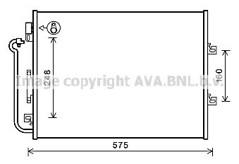 AVA QUALITY COOLING Kondensators, Gaisa kond. sistēma RTA5454